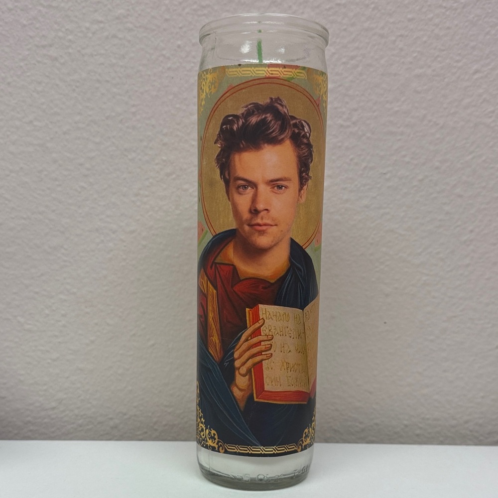 Harry Styles Prayer Candle.